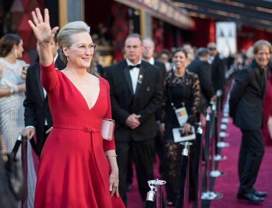 Oscar nominee Meryl Streep arrives on the red carpet of The 90th OscarsÂ® at the DolbyÂ® Theatre in Hollywood, CA on Sunday, March 4, 2018.  Copyright: xToddxWawrychukx 33546_278PLX