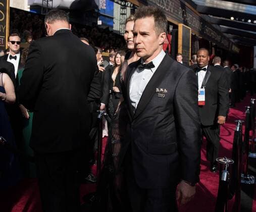 Oscar nominee for Actor in a Supporting Role, Sam Rockwell, arrives on the red carpet of The 90th OscarsÂ® at the DolbyÂ® Theatre in Hollywood, CA on Sunday, March 4, 2018.  Copyright: xMattxSaylesx 33546_292PLX