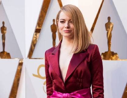 Emma Stone arrives on the red carpet of The 90th OscarsÂ® at the DolbyÂ® Theatre in Hollywood, CA on Sunday, March 4, 2018.  Copyright: xPhilxMcCartenx 33546_310PLX
