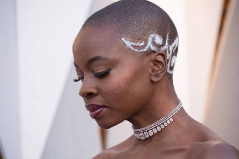 Danai Gurira arrives on the red carpet of The 90th OscarsÂ® at the DolbyÂ® Theatre in Hollywood, CA on Sunday, March 4, 2018.  Copyright: xPhilxMcCartenx 33546_311PLX