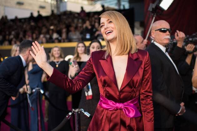 Emma Stone arrives on the red carpet of The 90th OscarsÂ® at the DolbyÂ® Theatre in Hollywood, CA on Sunday, March 4, 2018.  Copyright: xToddxWawrychukx 33546_316PLX