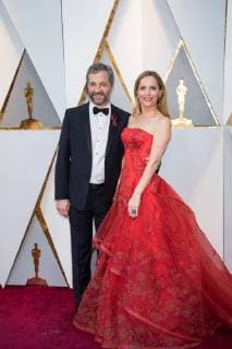 Judd Apatow and Leslie Mann arrive on the red carpet of The 90th OscarsÂ® at the DolbyÂ® Theatre in Hollywood, CA on Sunday, March 4, 2018.  Copyright: xMichaelxBakerx 33546_339PLX