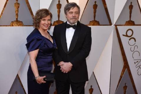 March 4, 2018 - Los Angeles, California, U.S. - MARILOU and MARK HAMILL arrives on the red carpet for the 90th Annual Academy Awards at the Dolby Theatre. Los Angeles U.S. - ZUMAz03_ 20180304_zbp_z03_125 Copyright: xKevinxSullivanx