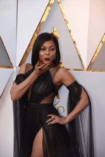 March 4, 2018 - Los Angeles, California, U.S. - TARAJI P. HENSON arrives on the red carpet for the 90th Annual Academy Awards at the Dolby Theatre. Los Angeles U.S. - ZUMAz03_ 20180304_zbp_z03_135 Copyright: xKevinxSullivanx