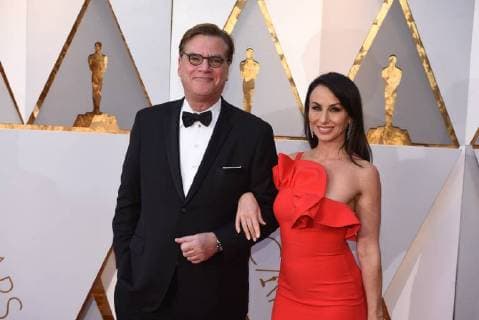 March 4, 2018 - Los Angeles, California, U.S. - AARON SORKIN and MOLLY BLOOM arrives on the red carpet for the 90th Annual Academy Awards at the Dolby Theatre. Los Angeles U.S. - ZUMAz03_ 20180304_zbp_z03_162 Copyright: xKevinxSullivanx