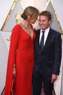 March 4, 2018 - Los Angeles, California, U.S. - ALLISON JANNEY and friend STEVEN RODGERS arrive on the red carpet for the 90th Annual Academy Awards at the Dolby Theatre. Los Angeles U.S. - ZUMAz03_ 20180304_zbp_z03_438 Copyright: xKevinxSullivanx