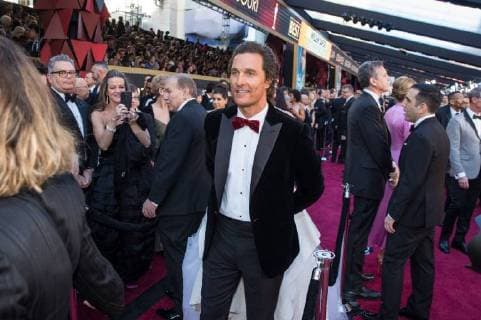 Matthew McConaughey arrives on the red carpet of The 90th OscarsÂ® at the DolbyÂ® Theatre in Hollywood, CA on Sunday, March 4, 2018.  Copyright: xMattxSaylesx 33546_792PLX