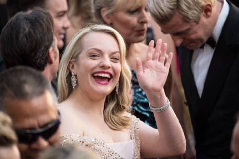 Elisabeth Moss arrives on the red carpet of The 90th OscarsÂ® at the DolbyÂ® Theatre in Hollywood, CA on Sunday, March 4, 2018.  Copyright: xScottxDiussax 33546_814PLX