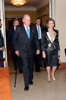 Spanish emeritus King Juan Carlos I (L) and Queen Sofia (R) arrive to an act by Spanish Royal History Academy to honor King Juan Carlos I 80th birthday that was celebrated on 05 January, in Madrid, Spain, 05 March 2018. Spanish Royal History Academy to honor King Juan Carlos I !ACHTUNG: NUR REDAKTIONELLE NUTZUNG!  Copyright: xJuanJoxMartinx GRAF5524 20180305-636558767606668668