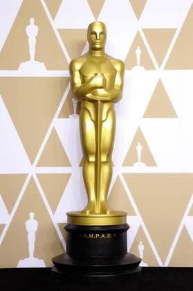 Oscar Statue in the Press Room of the Academy Awards 2018 90th Annual Academy Awards at the Hollywood Highland Center Los Angeles 04 03 2018 Foto:xD.xBedrosianx xFuturexImage