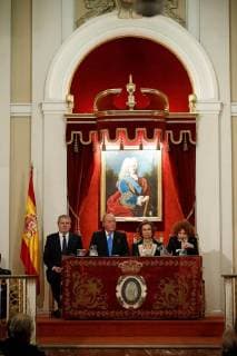 05-03-2018 Spain King Juan Carlos and Queen Sofia attend an act by the Spanish Royal History Academy in Madrid, Spain The event was held to honor King Juan Carlos I on the occation of his 80th birthday that was celebrated on 05 January 2018.  Copyright: xPPE xTHORTONx