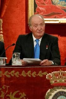 05-03-2018 Spain King Juan Carlos and Queen Sofia attend an act by the Spanish Royal History Academy in Madrid, Spain The event was held to honor King Juan Carlos I on the occation of his 80th birthday that was celebrated on 05 January 2018.  Copyright: xPPE xTHORTONx