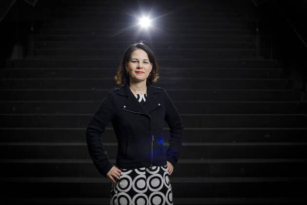 Annalena Baerbock Buendnis 90 The Green party leader poses for a photo Berlin 06 03 2018 Berlin Germany Copyright: xThomasxTrutschel photothek.netx