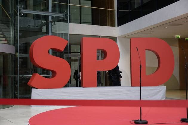 Germany Berlin Willy Brandt Haus Presentation of the SPD Ministers by Andrea Nahles and Olaf Scholz 09 03 2018