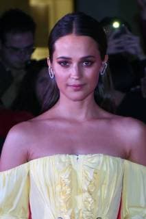 March 10, 2018 - Mexico City, Mexico, Mexico - Actress Alicia Vikander is seen poses during the red carpet of the Tomb Raider film premiere at Oasis Coyoacan on March 10, 2018 in Mexico City, Mexico Mexico City Mexico  - ZUMAn230 20180310_zaa_n230_466 Copyright: xCarlosxTischlerx