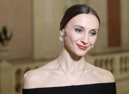 MOSCOW, RUSSIA â€“ MARCH 11, 2018: Bolshoi Ballet principal dancer Svetlana Zakharova ahead of a ceremony to present BraVo international professional music awards at the Bolshoi Theatre. Artyom Geodakyan TASS  TS0773F0
