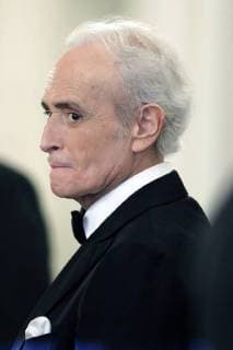 MOSCOW, RUSSIA â€“ MARCH 11, 2018: Spanish tenor Jose Carreras ahead of a ceremony to present BraVo international professional music awards at the Bolshoi Theatre. Artyom Geodakyan TASS  TS0773F2