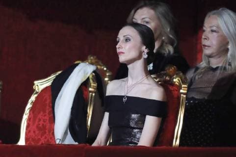 MOSCOW, RUSSIA â€“ MARCH 11, 2018: Bolshoi Ballet principal dancer Svetlana Zakharova at a ceremony to present BraVo international professional music awards at the Bolshoi Theatre. Artyom Geodakyan TASS  TS077414