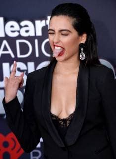 Musician Jess Kent arrives for the iHeartRadio Music Awards at The Forum in Inglewood, California on March 11, 2018. Turner s TBS, TNT, and truTV channels broadcasted the ceremony live from The Forum.  LAP20180311006 JIMxRUYMEN