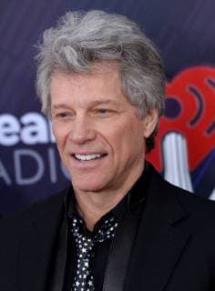 Musician Jon Bon Jovi arrives for the iHeartRadio Music Awards at The Forum in Inglewood, California on March 11, 2018. Turner s TBS, TNT, and truTV channels broadcasted the ceremony live from The Forum.  LAP20180311125 JIMxRUYMEN