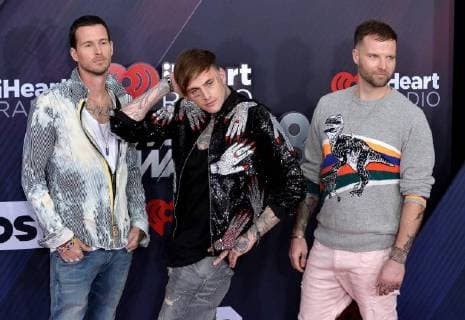Highly Suspect arrives for the iHeartRadio Music Awards at The Forum in Inglewood, California on March 11, 2018. Turner s TBS, TNT, and truTV channels broadcasted the ceremony live from The Forum.  LAP20180311143 JIMxRUYMEN