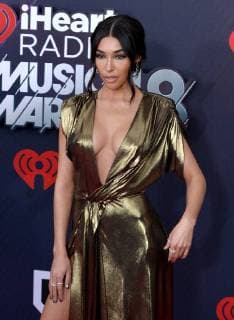 Actress Chantel Jeffries arrives for the iHeartRadio Music Awards at The Forum in Inglewood, California on March 11, 2018. Turner s TBS, TNT, and truTV channels broadcasted the ceremony live from The Forum.  LAP20180311196 JIMxRUYMEN