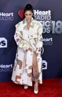 Kehlani arrives for the iHeartRadio Music Awards at The Forum in Inglewood, California on March 11, 2018. Turner s TBS, TNT, and truTV channels broadcasted the ceremony live from The Forum.  LAP20180311205 JIMxRUYMEN