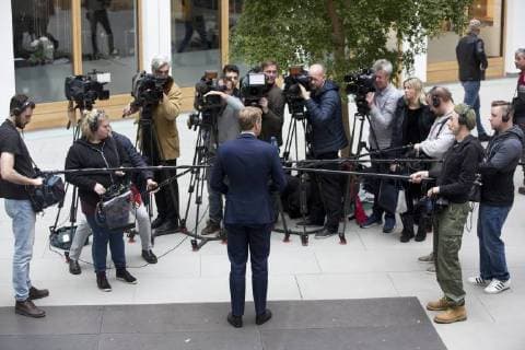 Germany Berlin Federal Press Conference Topic On the Coalition Agreement between CDU CSU and SPD Christian Lindner Federal Chairman of the FDP 12 03 2018