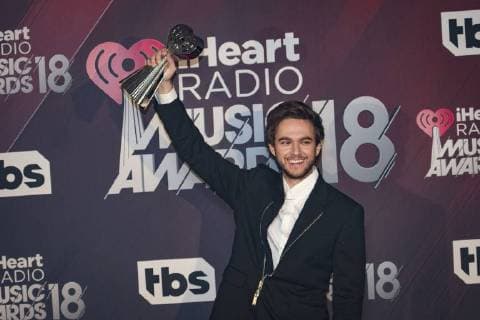 March 11, 2018 - Inglewood, California, U.S - ZEDD, winner of Dance Song of the Year poses for pictures at the iHeart Radio Music Awards Inglewood U.S. - ZUMAm162 20180311_zap_m162_039 Copyright: xErickxMadridx