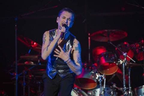 March 11, 2018 - EUM20180311ESP16.JPG.CIUDAD DE MEXICO.- Music Musica-Depeche.- Aspectos del concierto de la banda inglesa Depeche Mode en el Foro Sol de la Ciudad de Mexico, la noche de este domingo 11 de marzo de 2018. Foto: Agencia EL UNIVERSAL Yadin Xolalpa RCC.  - ZUMAu78_ 20180311_zaf_u78_103 Copyright: xYadinxXolalpax