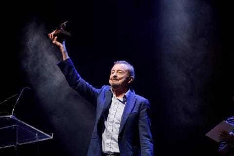Spanish actor Juan Diego receives a Best Cinema Secondary Actor award during the 27th Actors and Actresses Union Awards at the Circo Price Theater in Madrid, Spain, 12 March 2018. 27th Actors and Actresses Union awards !ACHTUNG: NUR REDAKTIONELLE NUTZUNG!  Copyright: xJuanJoxMartinx MAD049 20180312-636564923145709954