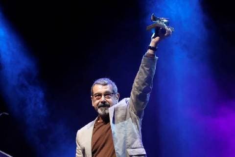 Spanish actor Manuel Moron receives a Best Theater Supporting Actor award during the 27th Actors and Actresses Union Awards at the Circo Price Theater in Madrid, Spain, 12 March 2018. 27th Actors and Actresses Union awards !ACHTUNG: NUR REDAKTIONELLE NUTZUNG!  Copyright: xJuanJoxMartinx MAD053 20180312-636564948588529954