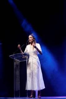 Actress Maria Hervas receives a Best Theater Main Actress award during the 27th Actors and Actresses Union Awards at the Circo Price Theater in Madrid, Spain, 12 March 2018. 27th Actors and Actresses Union awards !ACHTUNG: NUR REDAKTIONELLE NUTZUNG!  Copyright: xJuanJoxMartinx MAD063 20180312-636564950537593954