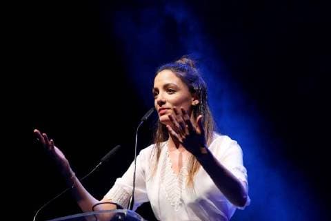 Actress Maria Hervas receives a Best Theater Main Actress award during the 27th Actors and Actresses Union Awards at the Circo Price Theater in Madrid, Spain, 12 March 2018. 27th Actors and Actresses Union awards !ACHTUNG: NUR REDAKTIONELLE NUTZUNG!  Copyright: xJuanJoxMartinx MAD064 20180312-636564950553193954