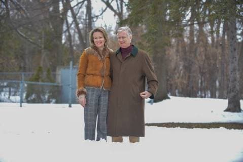 King Philippe and Queen Mathilde on the state visit in Canada. Visit of the sugar shack (cabane Ã sucre) of Parc Richelieu 12 march 2018, Ottawa, Canada F. Andrieu Agencepeps Reporters Roi Philippe et la Reine Mathilde durant la visite d Etat au Canada. Visite de la Cabane Ã Sucre au dÃ 