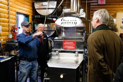 King Philippe and Queen Mathilde on the state visit in Canada. Visit of the sugar shack (cabane Ã sucre) of Parc Richelieu 12 march 2018, Ottawa, Canada F. Andrieu Agencepeps Reporters Roi Philippe et la Reine Mathilde durant la visite d Etat au Canada. Visite de la Cabane Ã Sucre au dÃ  F.ANDRIEU