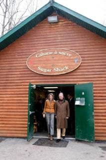 King Philippe and Queen Mathilde on the state visit in Canada. Visit of the sugar shack (cabane Ã sucre) of Parc Richelieu 12 march 2018, Ottawa, Canada F. Andrieu Agencepeps Reporters Roi Philippe et la Reine Mathilde durant la visite d Etat au Canada. Visite de la Cabane Ã Sucre au dÃ  F.ANDRIEU