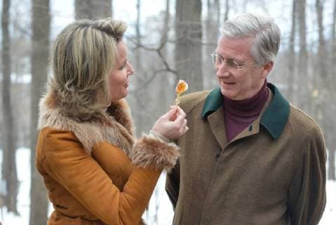 King Philippe and Queen Mathilde on the state visit in Canada. Visit of the sugar shack (cabane Ã sucre) of Parc Richelieu 12 march 2018, Ottawa, Canada F. Andrieu Agencepeps Reporters Roi Philippe et la Reine Mathilde durant la visite d Etat au Canada. Visite de la Cabane Ã Sucre au dÃ 