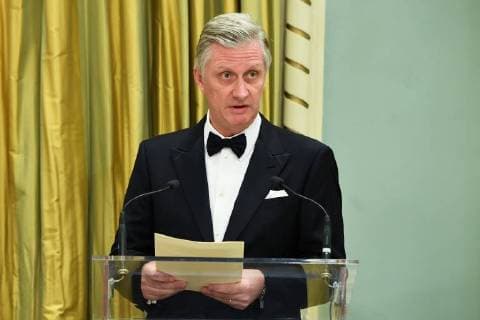 King Philippe and Queen Mathilde on the state visit in Canada. State Dinner offered by her Excellency the right Honourable Julie Payette, Gouvernor General of Canada 12 march 2018, Ottawa, Canada F. Andrieu F. Sierakowski POOL Agencepeps Reporters Roi Philippe et la Reine Mathilde durant la visite d Etat au Canada. Diner d etat offert par la gouverneur générale Julie Payette 12 mars 2018, Ottawa, Canada F. Andrieu F. Sierakowski POOL Agencepeps Reporters Reporters Andrieu 