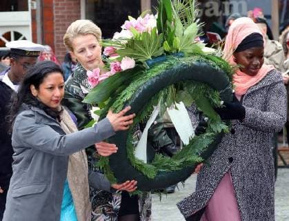 13-03-2018 Vlaardingen Princess Mabel, as chairman of Girls Not Brides, during the ceremony of the Geuzen penning in the Grote Kerk of Vlaardingen. The Geuzenpenning is an initiative of the foundation Geuzenverzet 1940-1945, founded by former Geuzen. Girls Not Brides, founded in 2011 by Princess Mabel, fights worldwide against child marriages.  Copyright: xxPPE Nieboerx