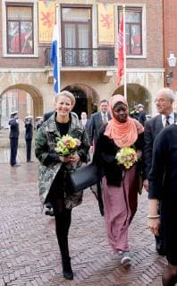 13-03-2018 Vlaardingen Princess Mabel, as chairman of Girls Not Brides, during the ceremony of the Geuzen penning in the Grote Kerk of Vlaardingen. The Geuzenpenning is an initiative of the foundation Geuzenverzet 1940-1945, founded by former Geuzen. Girls Not Brides, founded in 2011 by Princess Mabel, fights worldwide against child marriages.  Copyright: xxPPE Nieboerx