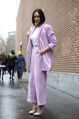 Tiffany Hsu, Fashion Buying Director for Mytheresa, attending the Fendi show during Milan Fashion Week - Feb 22, 2018 - MFW: Fall 2018 Street Style Day 2, Milan Italy  Copyright: xValentinaxRanierix h_00489503
