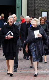 13-03-2018 Vlaardingen Princess Beatrix and mother of Princess Mabel, Florence Malde Gijsberdina Kooman, during the ceremony of the Geuzen penning in the Grote Kerk of Vlaardingen. The Geuzenpenning is an initiative of the foundation Geuzenverzet 1940-1945, founded by former Geuzen. Girls Not Brides, founded in 2011 by Princess Mabel, fights worldwide against child marriages.  Copyright: xPPE NIEBOERx