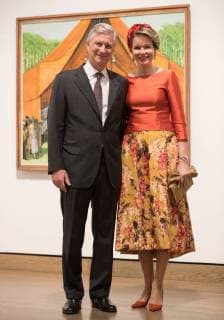 Bilder des Tages Bilder des Tages King Philippe - Filip of Belgium and Queen Mathilde of Belgium pictured during a visit to the National Gallery of Canada art gallery on the second day of a state visit of the Belgian Royals to Canada in Ottawa, Canada, Tuesday 13 March 2018.  BENOITxDOPPAGNE 05312161