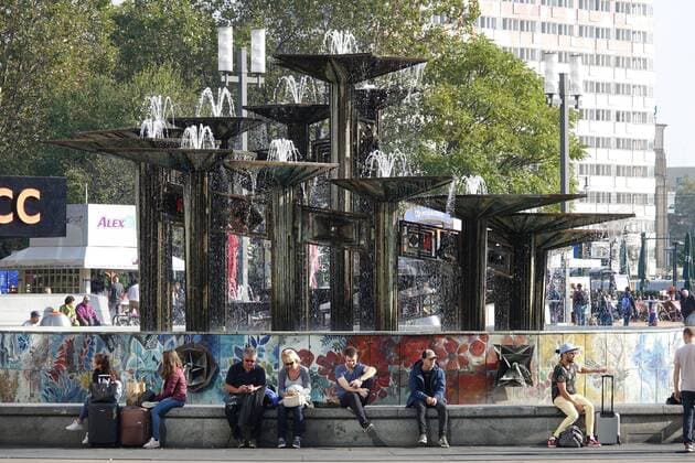 Berlin Alexanderplatz Fountain of the Peoples Joy Berlin Alexanderplatz Fountain of the Peoples Joy