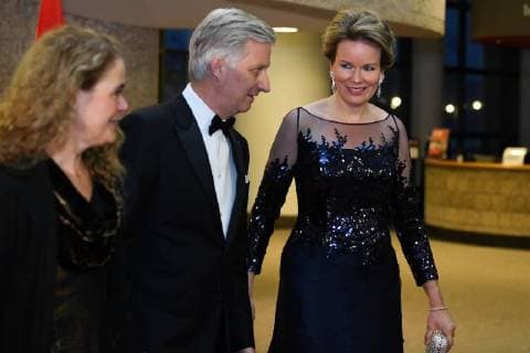 Canada Governor General Julie Payette, King Philippe - Filip of Belgium and Queen Mathilde of Belgium pictured during the Official Belgian concert in the evening of the second day of a state visit of the Belgian Royals to Canada in Ottawa, Canada, Tuesday 13 March 2018.  POOLxBENOITxDOPPAGNEx xFREDERICxSIERAKOWSKI 05312496