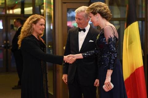Canada Governor General Julie Payette, King Philippe - Filip of Belgium and Queen Mathilde of Belgium pictured during the Official Belgian concert in the evening of the second day of a state visit of the Belgian Royals to Canada in Ottawa, Canada, Tuesday 13 March 2018.  POOLxBENOITxDOPPAGNEx xFREDERICxSIERAKOWSKI 05312485