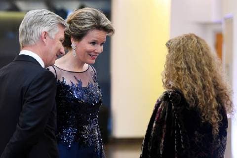 King Philippe - Filip of Belgium, Queen Mathilde of Belgium and Canada Governor General Julie Payette pictured during the Official Belgian concert in the evening of the second day of a state visit of the Belgian Royals to Canada in Ottawa, Canada, Tuesday 13 March 2018.  POOLxBENOITxDOPPAGNEx xFREDERICxSIERAKOWSKI 05312512