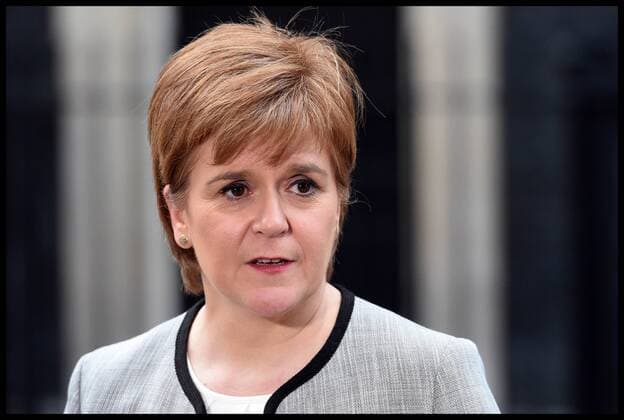 . 14 03 2018. London, United Kingdom. Nicola Sturgeon Visits Downing Street. Downing Street. Scottish First Minister, Nicola Sturgeon MSP visits Number 10 Downing Streets for talks with Prime Minister Theresa May.  xPetexMaclainex xi-Imagesx IIM-17239-0005