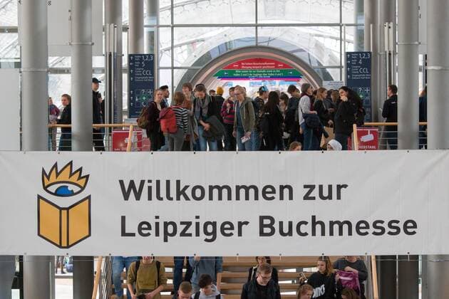 Day 1 of the Leipzig Book Fair 2018 Several thousand visitors are expected at this weekend of the Neue Messe in the north of Leipzig